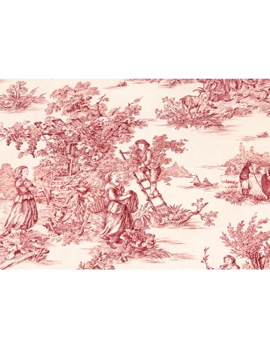 SET DE TABLE motif toile de Jouy, Style classique, Aspect tissu, Déco