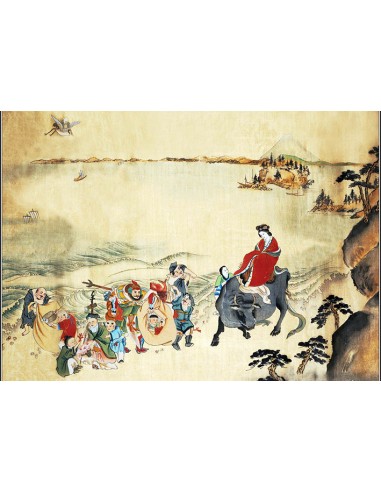 SET DE TABLE art, Peinture japonaise, Portugais accostant au Japon